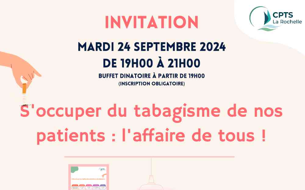 Soirée professionnelle de sensibilisation à la prise en charge du tabagisme